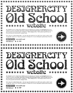 Designercity Old School Website